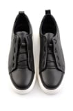 Siyah Hakiki Deri Erkek Sneaker E01700178003