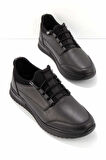 Siyah Leather Erkek Casual Ayakkabı E01733024703