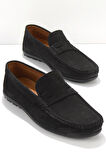 Siyah Leather Erkek Loafer Ayakkabı E01733200801