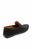Siyah Leather Erkek Loafer Ayakkabı E01733200801