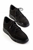 Siyah Leather Erkek Casual Ayakkabı E01733028501