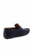 Lacivert Leather Erkek Loafer Ayakkabı E01733200801