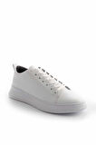 Beyaz Hakiki Deri Erkek Sneaker E01759021603