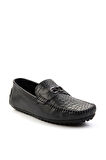 Siyah Leather Erkek Loafer Ayakkabı E01757714803