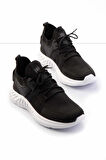 Siyah Beyaz Triko  Erkek Sneaker E01768002182