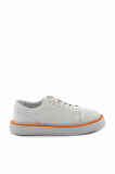 Beyaz Hakiki Deri Erkek Sneaker E01811220103