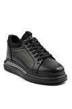 Siyah Hakiki Deri Erkek Sneaker E01811099343