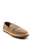 Bej Leather Erkek Espadril E01863815502