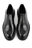 Siyah Hakiki Deri Erkek Klasik Ayakkabı E01901700541