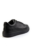Siyah Hakiki Deri Erkek Sneaker E01905716203