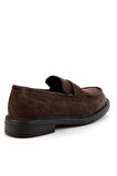 Kahve Hakiki Deri Erkek Loafer Ayakkabı E01905003602