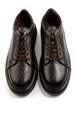 Kahve Hakiki Deri Erkek Sneaker E01905716203