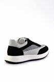 Siyah Süet Hakiki Deri Erkek Sneaker E01901625702