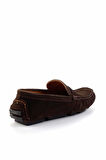 Kahve Süet Hakiki Deri Erkek Loafer Ayakkabı E01902000302