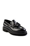 Siyah Leather Erkek Loafer Ayakkabı E01901494141