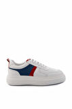 Beyaz Kırmızı Leather Erkek Sneaker E01901251843
