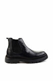 Siyah Leather Erkek Bot & Bootie E02011026640