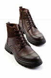 Siyah Leather Erkek Bot & Bootie E02035963041