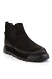 Siyah Hakiki Deri Erkek Bot & Bootie E02089000501