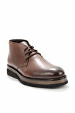 Kahve Hakiki Deri Erkek Bot & Bootie E02190000203