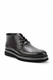 Siyah Hakiki Deri Erkek Bot & Bootie E02190000203