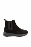 Siyah Leather Erkek Bot & Bootie E02200200402