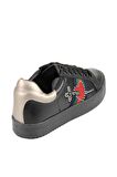Bambi Siyah Kursun  Kadın Sneaker E0220633309