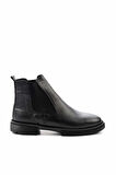 Siyah Leather Erkek Bot & Bootie E02378051203