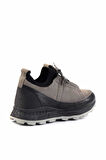 Siyah Gri Leather Erkek Bot & Bootie E02398020103