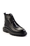Siyah Leather Erkek Bot & Bootie E02401702143