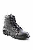 Siyah Leather Erkek Bot & Bootie E02549517203