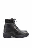 Siyah Leather Erkek Bot & Bootie E02549519403