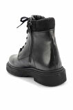 Siyah Leather Erkek Bot & Bootie E02549519403