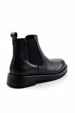 Siyah Hakiki Deri Erkek Bot & Bootie E02589381003