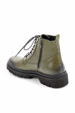 Yeşil Hakiki Deri Erkek Bot & Bootie E02587508003
