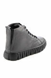 Gri Hakiki Deri Erkek Bot & Bootie E02629012803