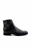 Siyah Leather Erkek Bot & Bootie E02630227445