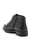 Siyah Hakiki Deri Erkek Bot & Bootie E02733050603