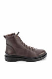 Kahve Hakiki Deri Erkek Bot & Bootie E02759601403