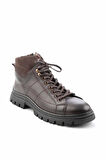 Kahve Hakiki Deri Erkek Bot & Bootie E02759605503
