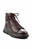 Kahve Hakiki Deri Erkek Bot & Bootie E02759095703