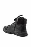 Siyah Hakiki Deri Erkek Bot & Bootie E02759095703