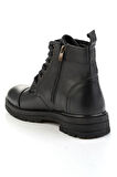 Siyah Hakiki Deri Erkek Bot & Bootie E02795071441