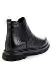 Siyah Hakiki Deri Erkek Bot & Bootie E02905004240