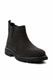 Siyah Nubuk Hakiki Deri Erkek Bot & Bootie E02951132001