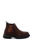 Kahve Nubuk Hakiki Deri Erkek Bot & Bootie E02951132001