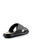 Siyah Leather Erkek Terlik E04433045043