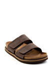 Kahve Leather Erkek Terlik E04801200101