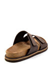 Kahve Leather Erkek Terlik E04801200101