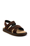 Kahve Leather Erkek Sandalet E05801030602